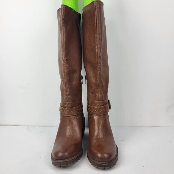 ZODIAC Georgia Round Toe Block Heel Zip-Up Riding Boot 6 M - Picture 10 of 14